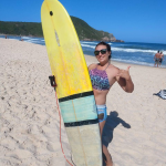 Surfando na Praia